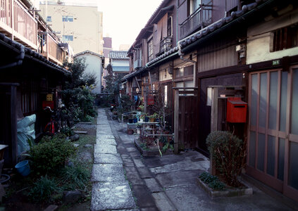 old houses in Japan photo