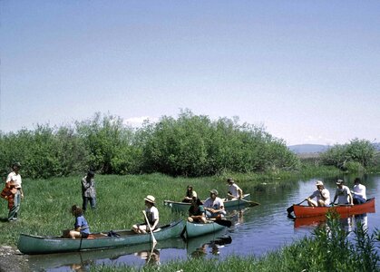 Canoe canoeing nature photo