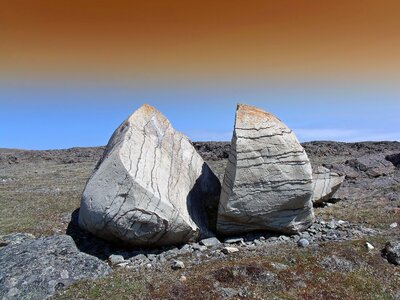 Boulders rocky outside