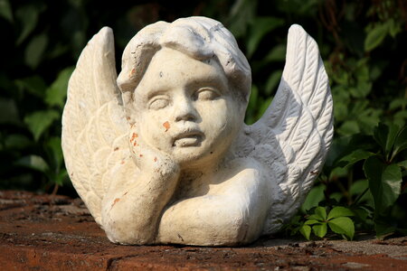 White angel figurine