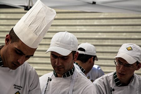 Men cook gastronomy