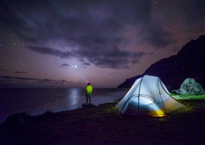 Camping dark darkness photo