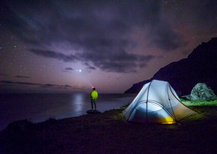 Camping dark darkness