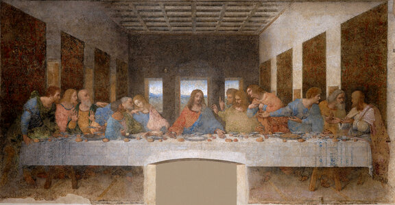 The Last Supper painting in Milan photo