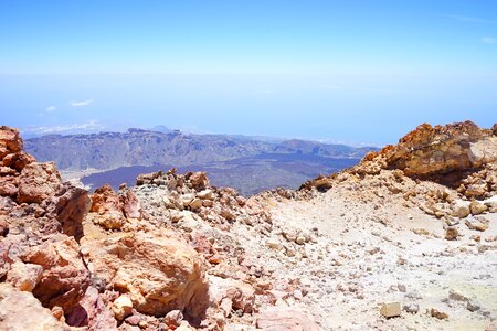 Read cañadas caldera pico del teide photo