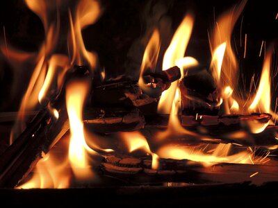 Warm heat burn