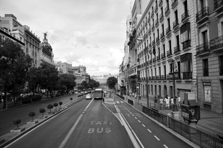 Streetview in Madrid photo