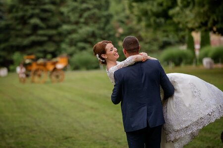 Countryside village groom photo