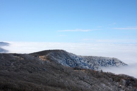 shenandoah national park clouds