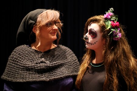 Halloween day of the dead skeleton photo