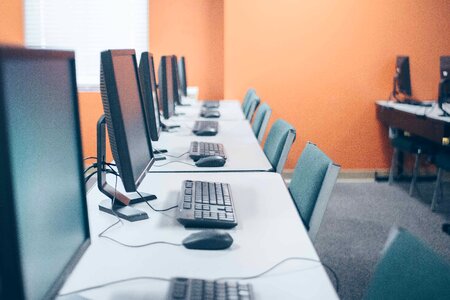 Chair computer computer keyboard