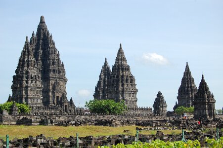 Hindu temple java indonesia photo