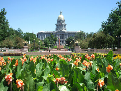 City Hall of Denver, Colorado, and Garden photo