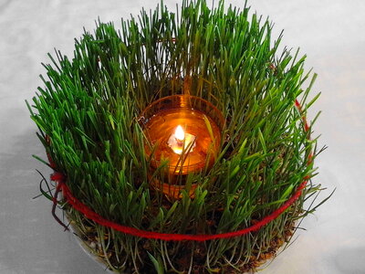 Candle christian christmas