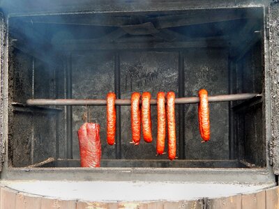 Eating rural grill
