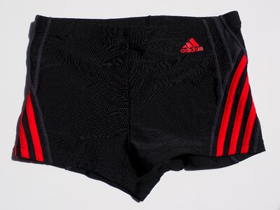 Adidas red black photo