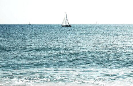 Nature sailing boat photo