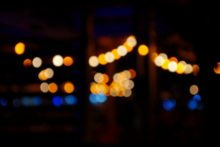Blurred Night Lights photo