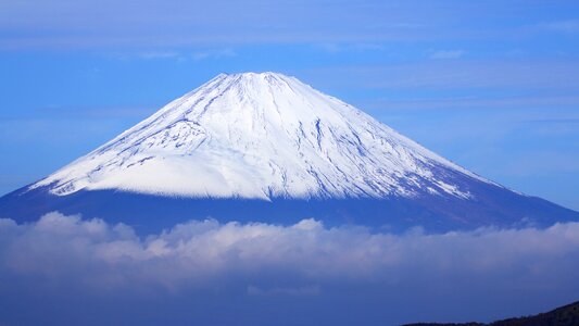 mount fuji from japan photo