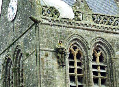 Parachute church june 1944 photo