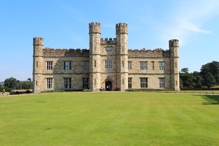 Leeds Castle, frontal view photo