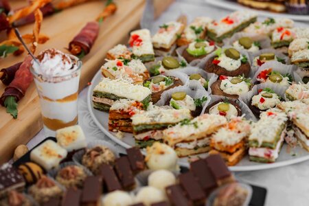 Sushi dish appetizer