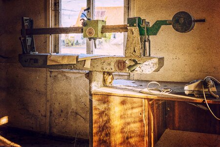 Abandoned antique architectural style photo