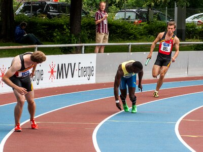 Athletics sport relay