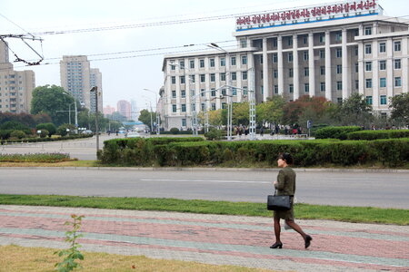 Kim Il Sung Square is Pyongyang’s central square photo