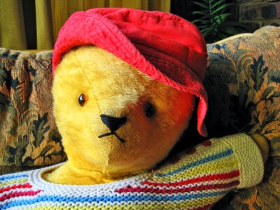 Red stuffed toy