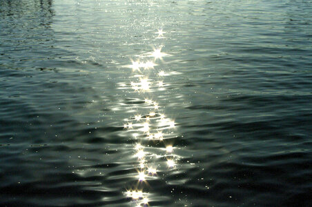 5 The surface of the water