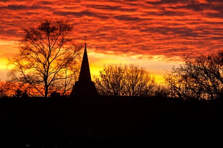 Sunrise kropp schleswig holstein photo