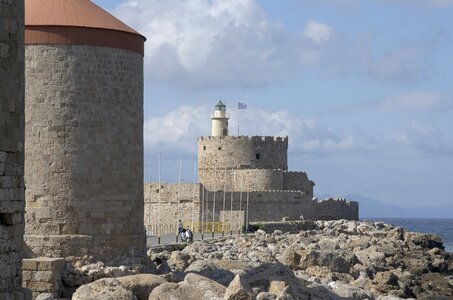 Fort of Saint Nicholas , Rhodes Greece photo