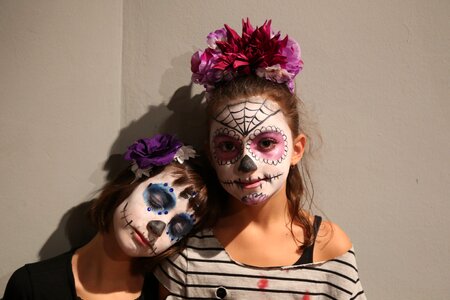 Halloween day of the dead skeleton photo