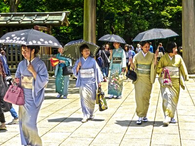 Japanese shrine festival photo