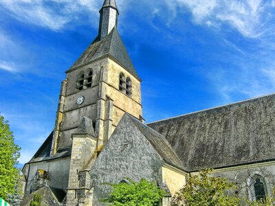 Pierrefitte on sauldre sologne church