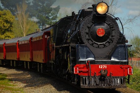 Railway railroad transportation photo