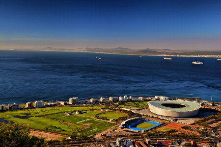 Stadium in Cape Town, Africa photo
