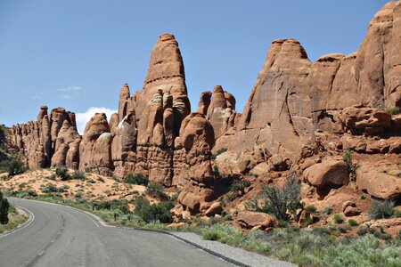 Usa arches national park erosion photo
