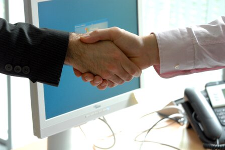 Handshake business professional photo