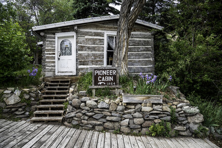 Pioneer Cabin near Reeder's Alley in Helena, Montana photo