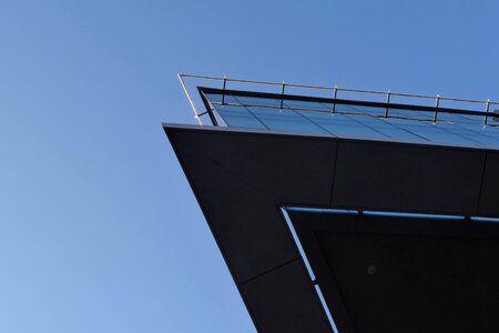 Angle futuristic modern