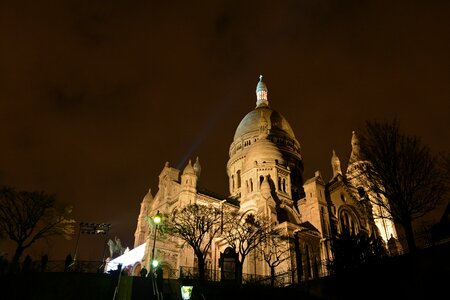 France cathedral night photo