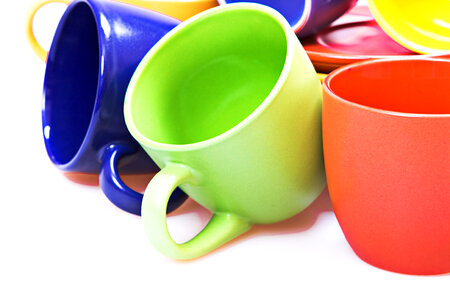 Color cups photo