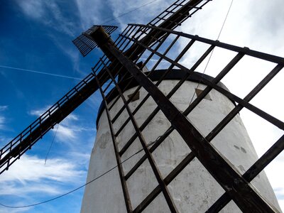 Sky renewable energy landscape photo