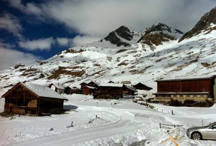 Juf in Winter Switzerland.