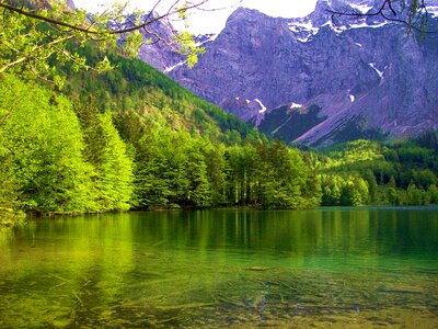 Mountains mountain lake sun