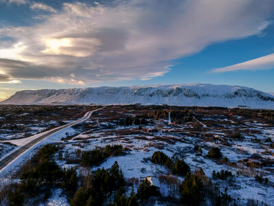 Winter Mountain Landscape photo