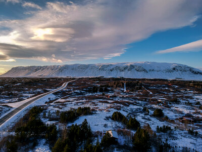 Winter Mountain Landscape