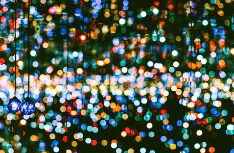 Colorful Blurred Bokeh Background photo